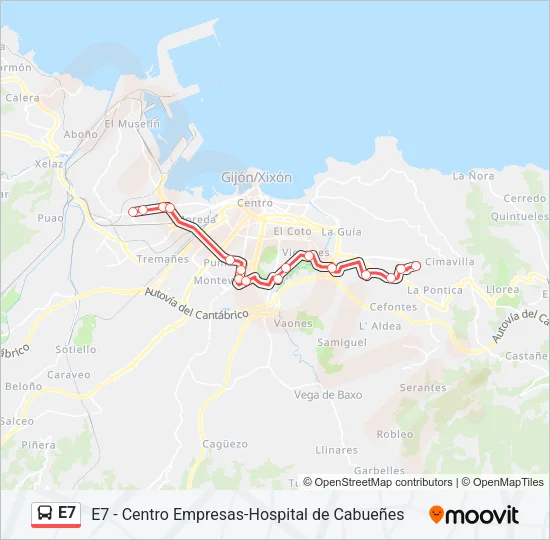 E7  Line Map