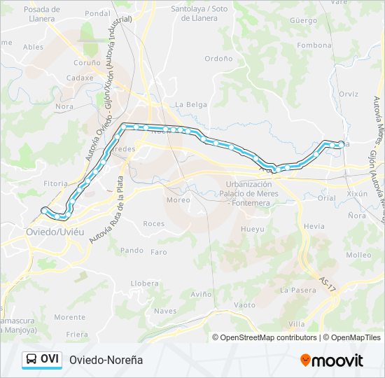 Mapa de OVI de 