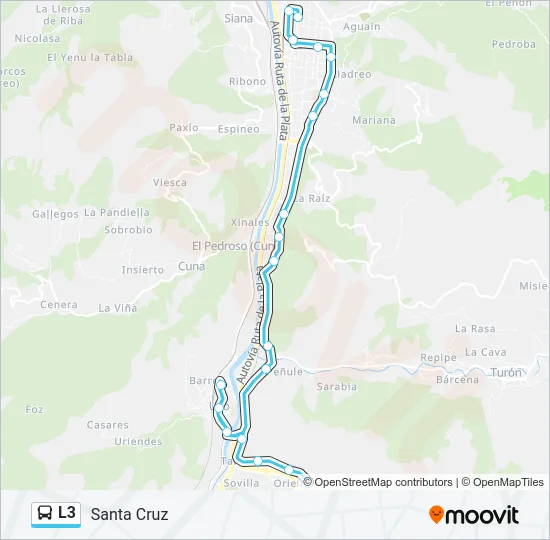 L3 Bus Line Map