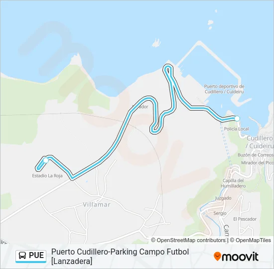 PUE Bus Line Map