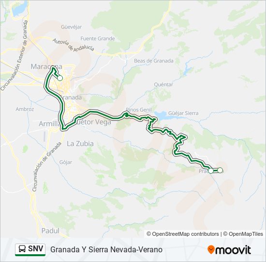 SNV bus Line Map