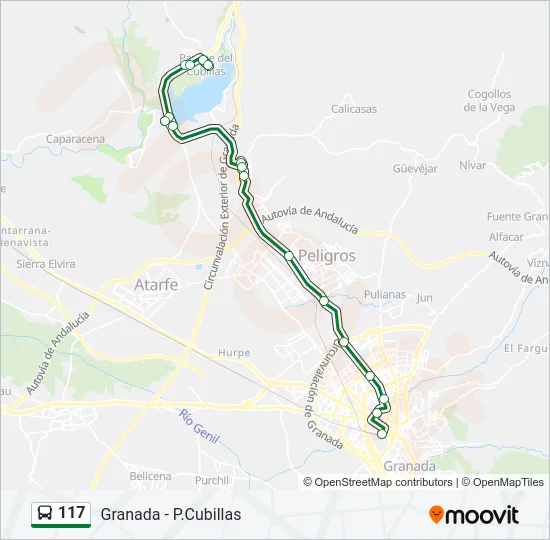 117 Bus Line Map