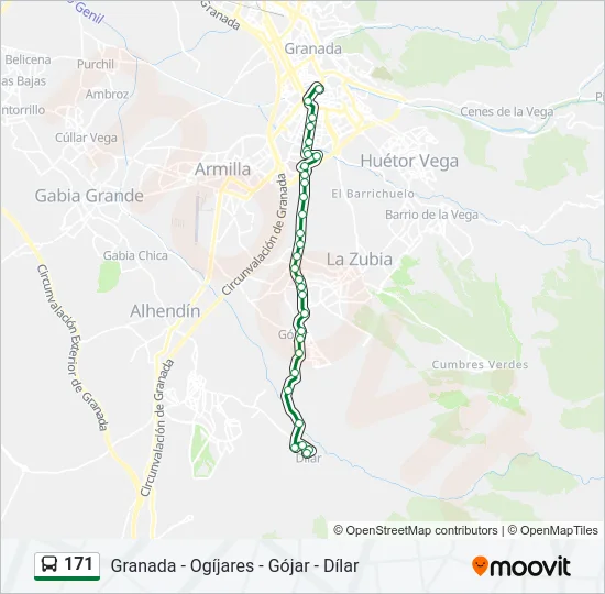 171 Bus Line Map