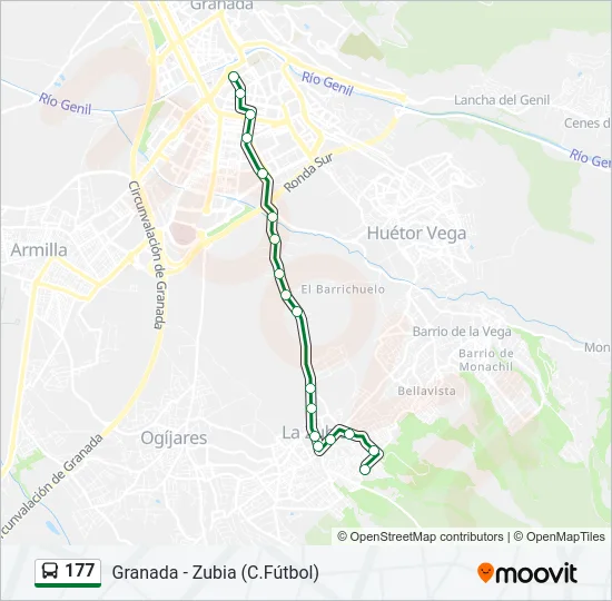 177 Bus Line Map