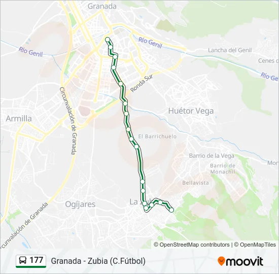 177 Bus Line Map