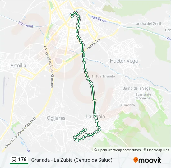 176 Bus Line Map