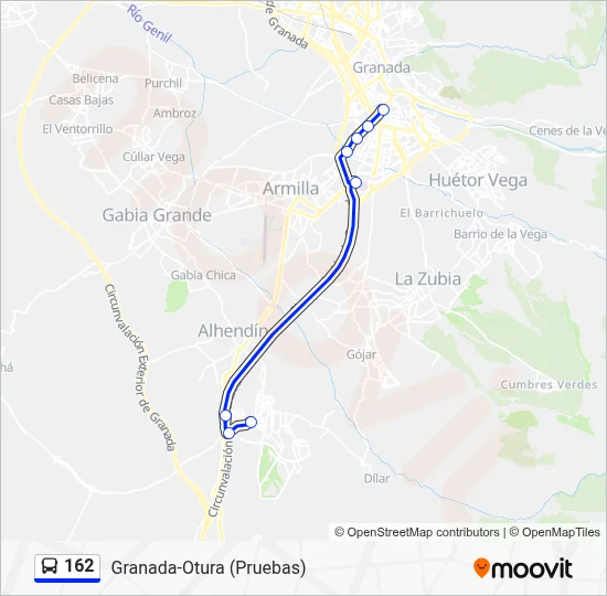 162 Bus Line Map
