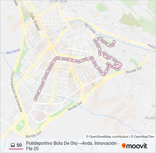 Mapa de S0 de Bus