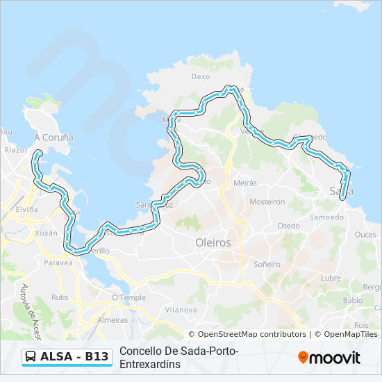 B13 Bus Route Map Alsa B13 Route: Schedules, Stops & Maps - Entrexardins (Updated)