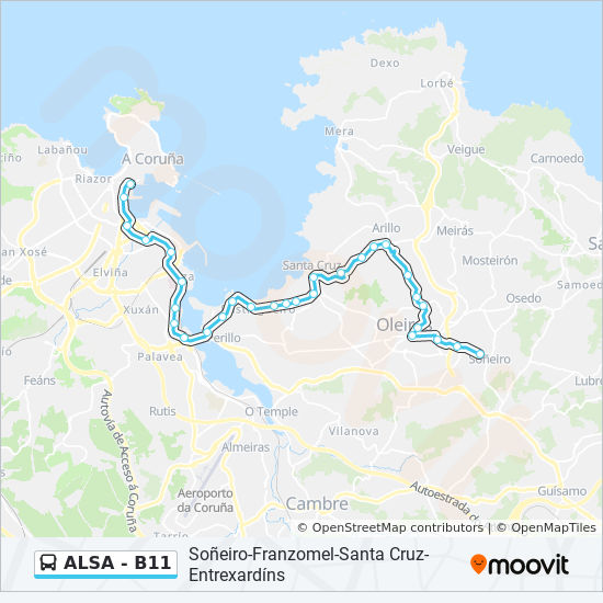 B11 Bus Route Map Alsa B11 Route: Schedules, Stops & Maps - Entrexardins (Updated)