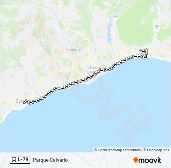 L-79 Bus Line Map