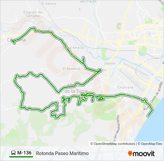 M-136  Line Map