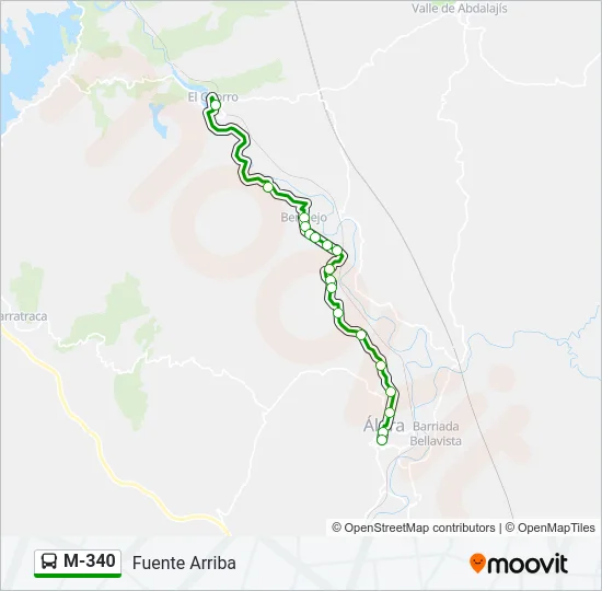 M-340  Line Map