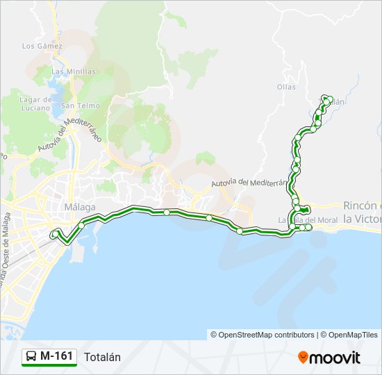 Mapa de M-161 de 