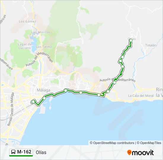 M-162  Line Map