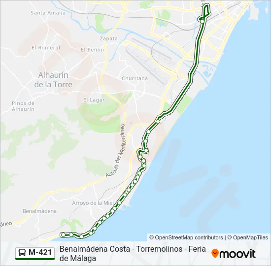 M-421  Line Map