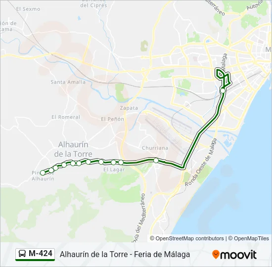 M-424  Line Map