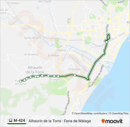 M-424  Line Map