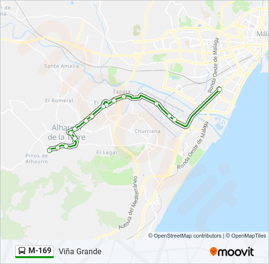 Mapa de M-169 de 