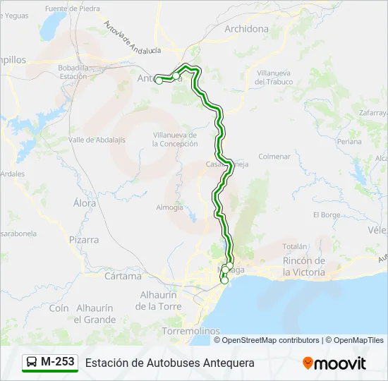 M-253  Line Map