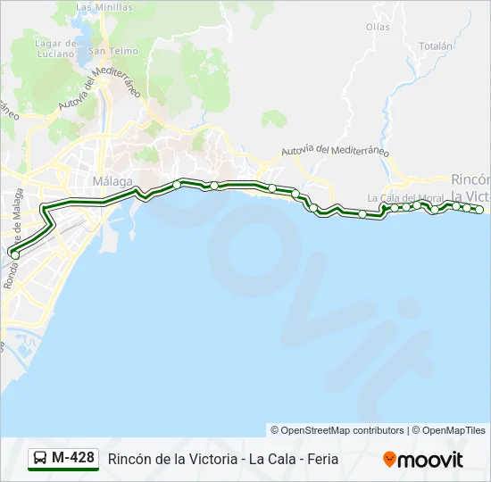 M-428  Line Map