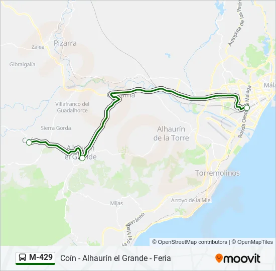 M-429  Line Map