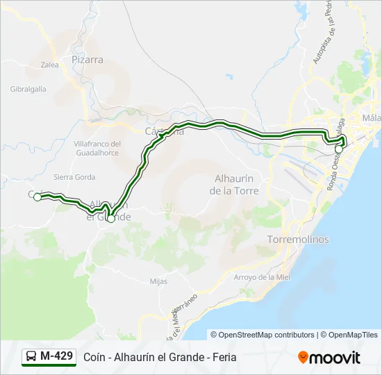 M-429  Line Map