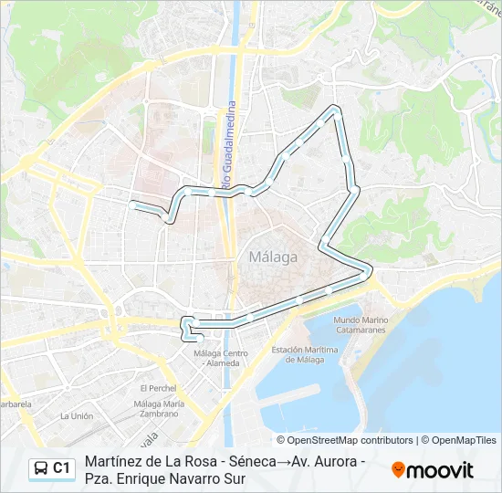 C1 Bus Line Map