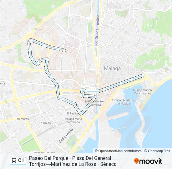 C1 Bus Line Map