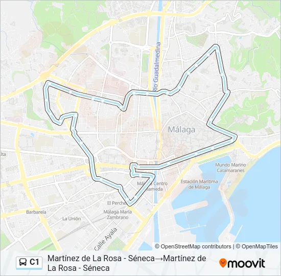 C1 Bus Line Map