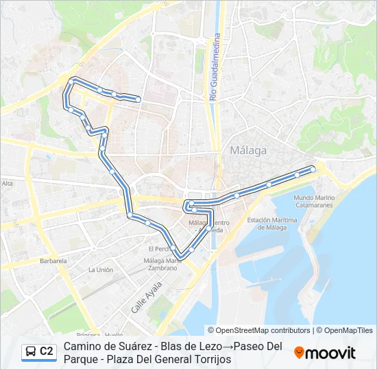 C2 Bus Line Map