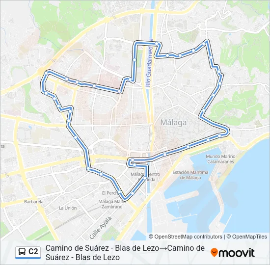 C2 Bus Line Map