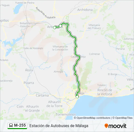 M-255  Line Map