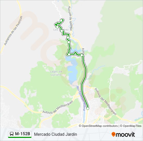 M-152B Bus Line Map