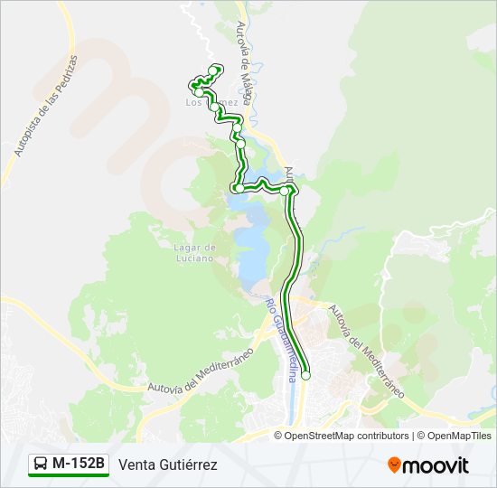 M-152B Bus Line Map