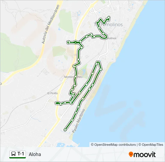 T-1  Line Map