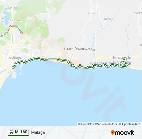 M-160  Line Map