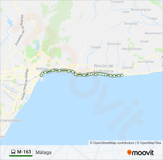 Mapa de M-163 de 