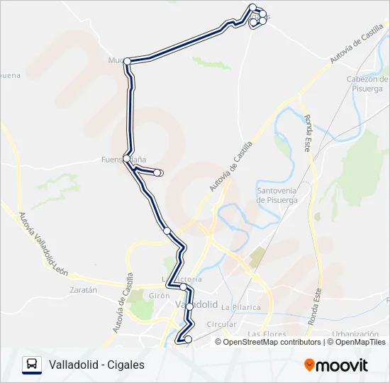 VACL-053 Bus Line Map