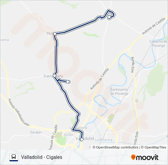 VACL-053 Bus Line Map