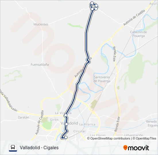 VACL-053 Bus Line Map