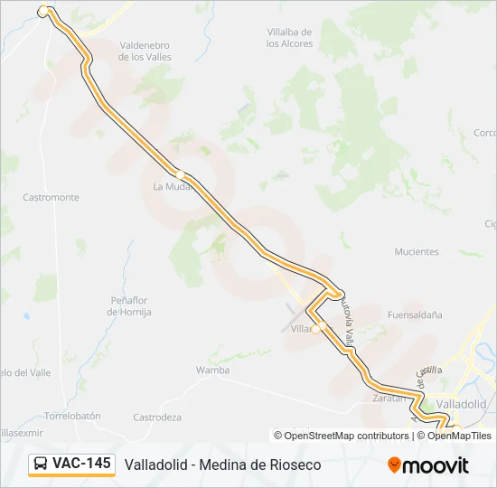 VAC-145 Bus Line Map