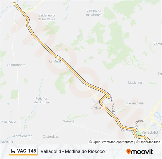 VAC-145 Bus Line Map