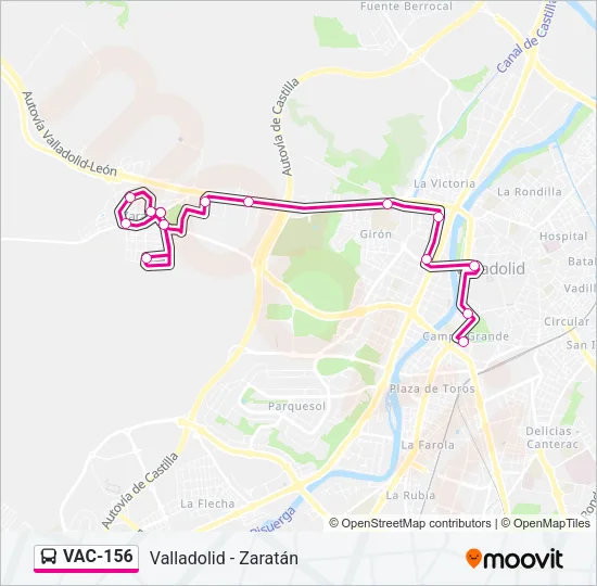 VAC-156 Bus Line Map