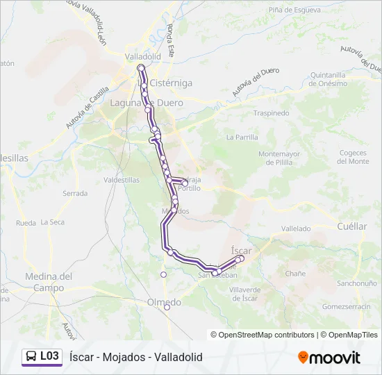 L03 Bus Line Map