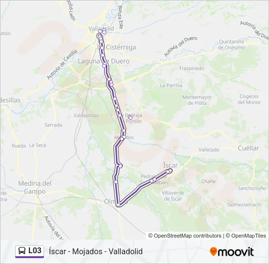 L03 Bus Line Map