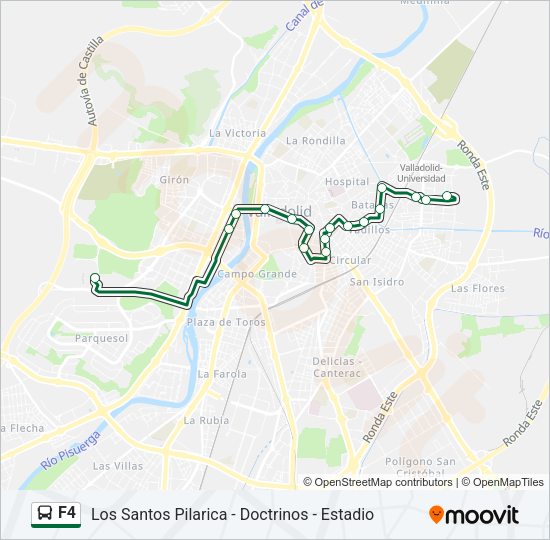F4 Bus Line Map