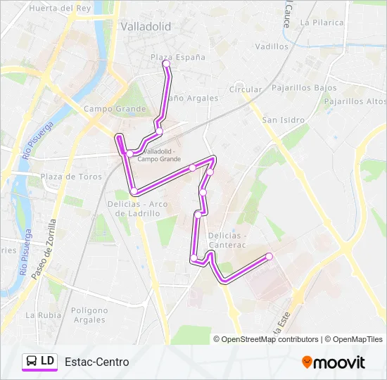 LD Bus Line Map