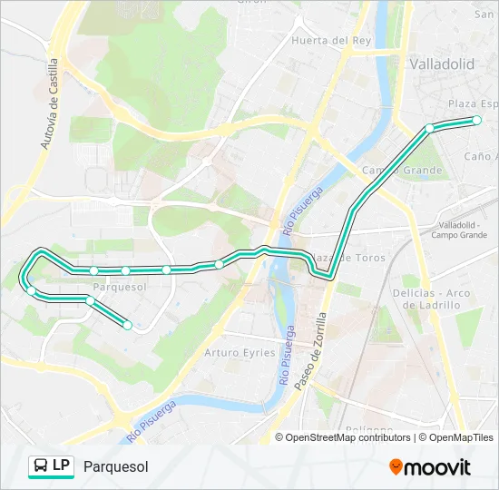 LP Bus Line Map
