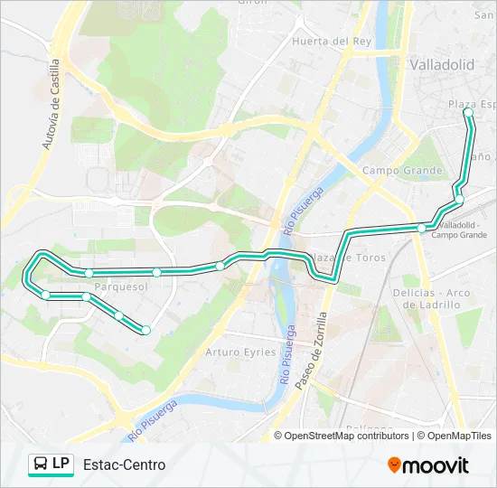 LP Bus Line Map